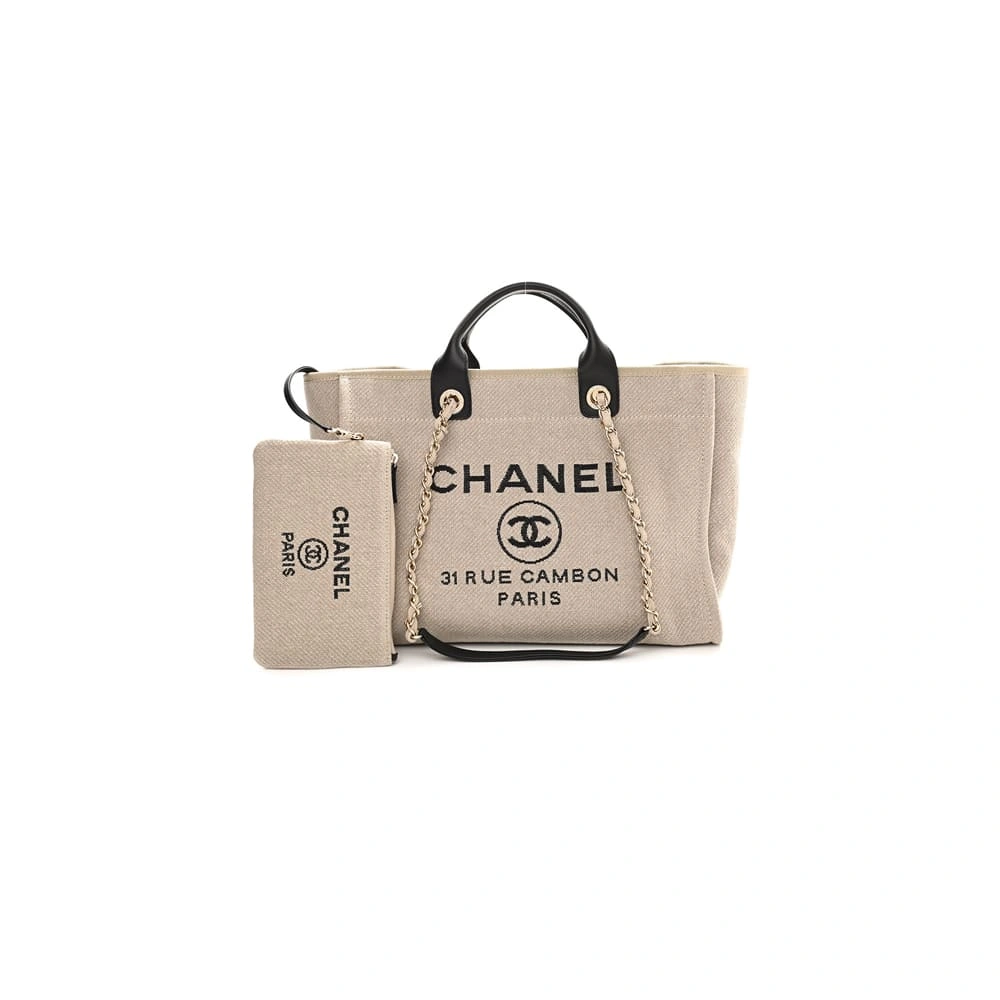 Snug CHANEL Deauville Large Tote(HIGH-END GRADE) 1346