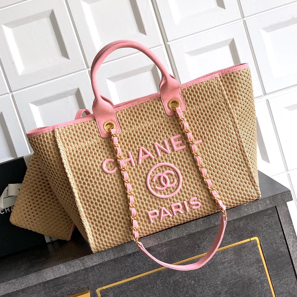 SunProtective CHANEL Deauville Large Tote(HIGH-END GRADE) 1359