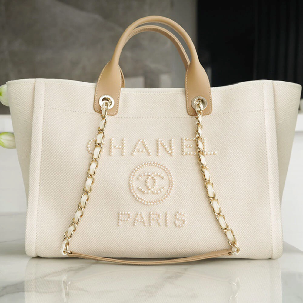 CHANEL Deauville Large Tote(HIGH-END GRADE) Popular 1342