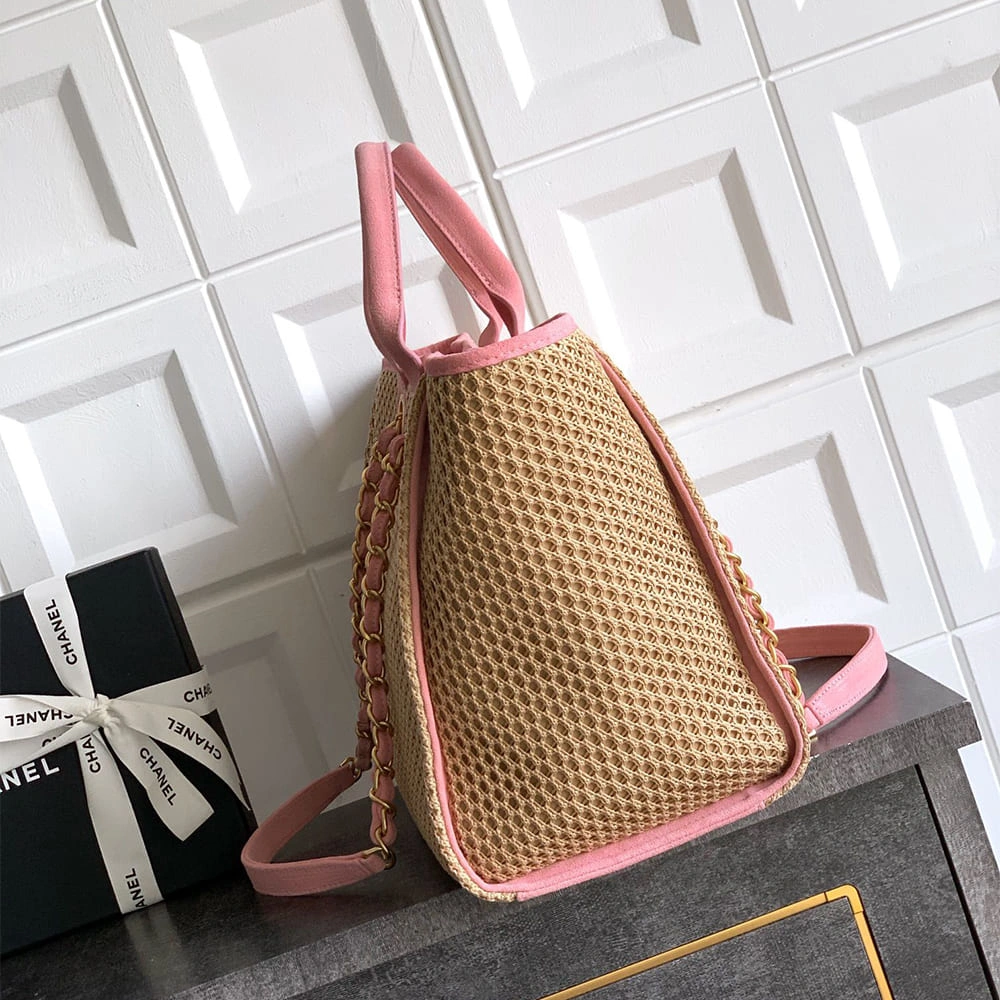 SunProtective CHANEL Deauville Large Tote(HIGH-END GRADE) 1359