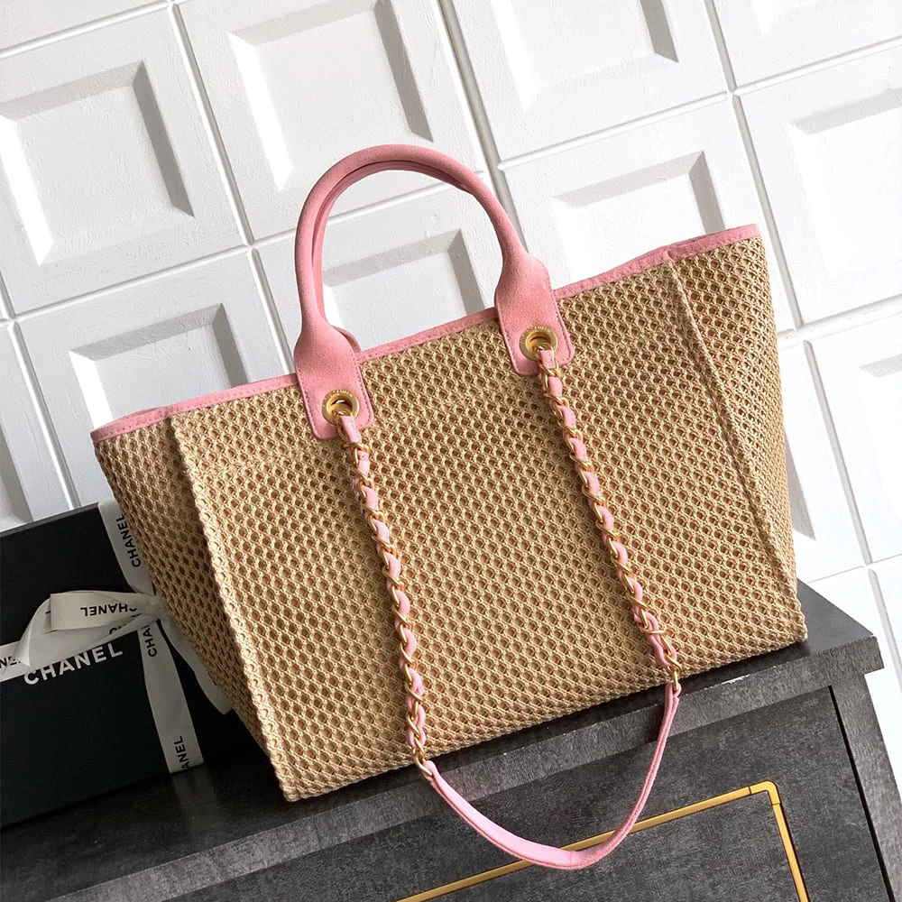 SunProtective CHANEL Deauville Large Tote(HIGH-END GRADE) 1359