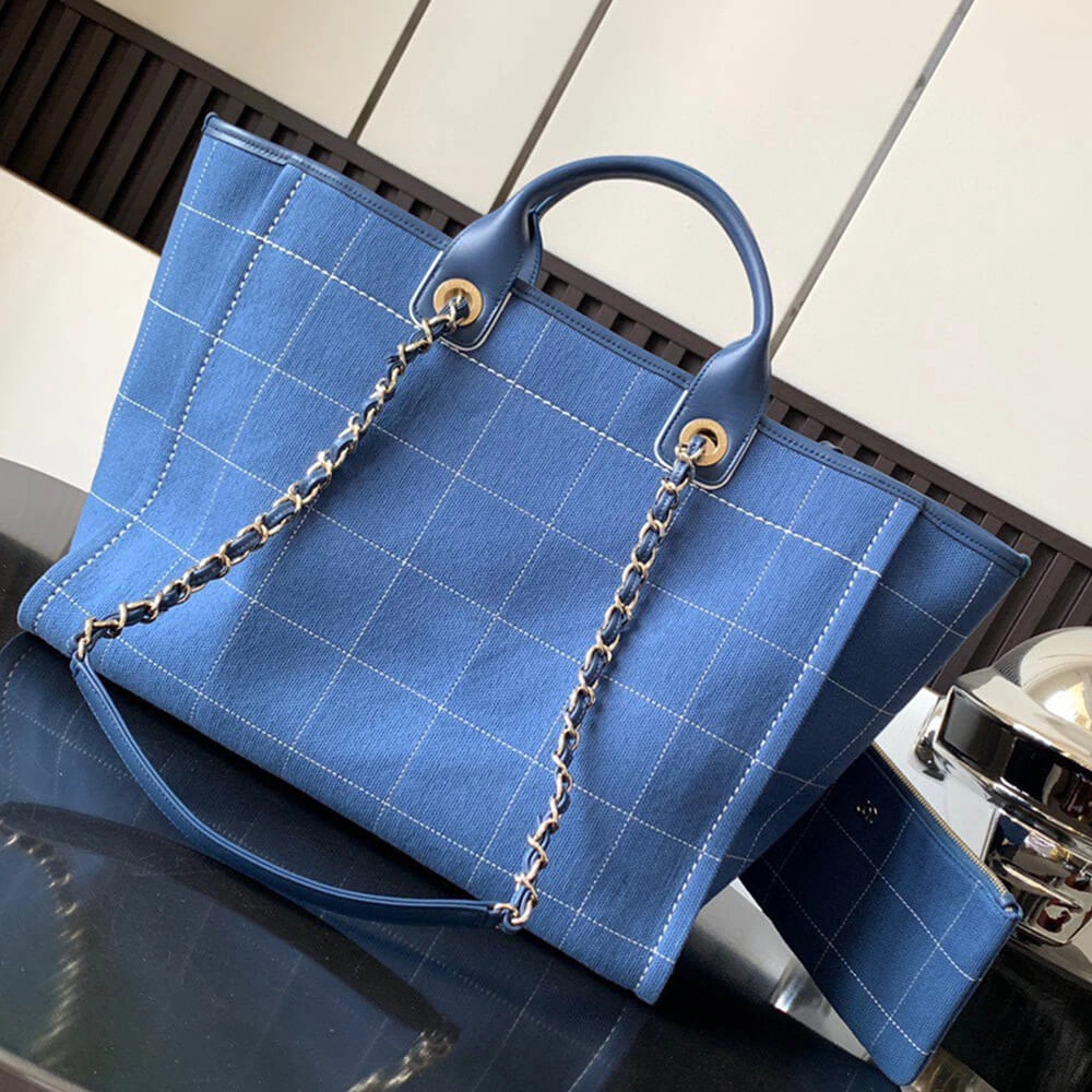 Breathable CHANEL Deauville Large Tote(HIGH-END GRADE) 1339