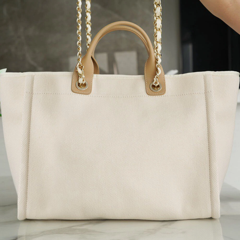 CHANEL Deauville Large Tote(HIGH-END GRADE) Popular 1342