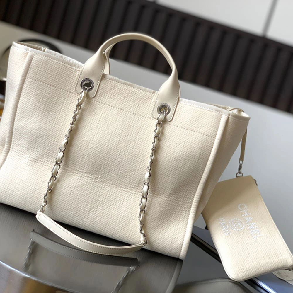 CHANEL Deauville Large Tote(HIGH-END GRADE) EyeCatching 1293