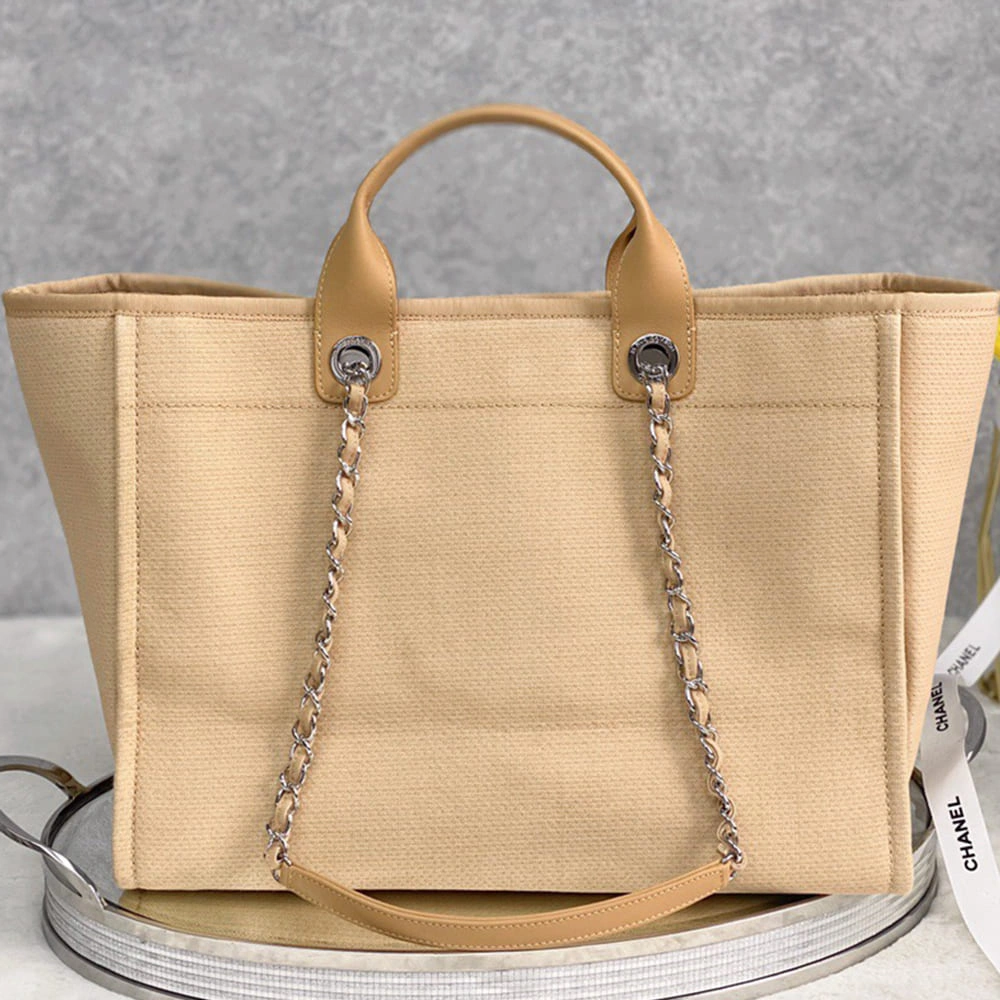 Neat CHANEL Deauville Large Tote(HIGH-END GRADE) 1321