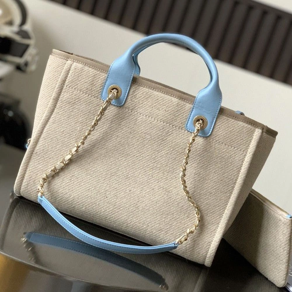 CHANEL Deauville Large Tote(HIGH-END GRADE) Durable 1296