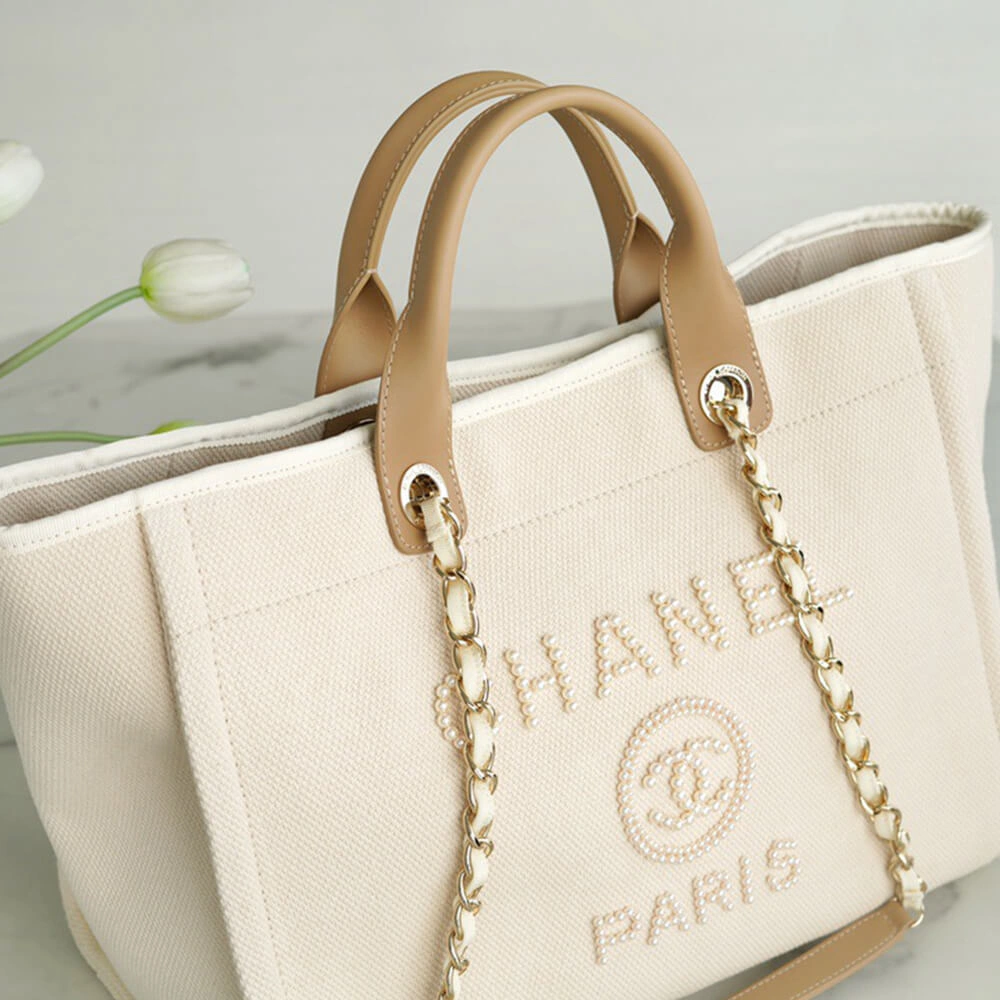 CHANEL Deauville Large Tote(HIGH-END GRADE) Popular 1342