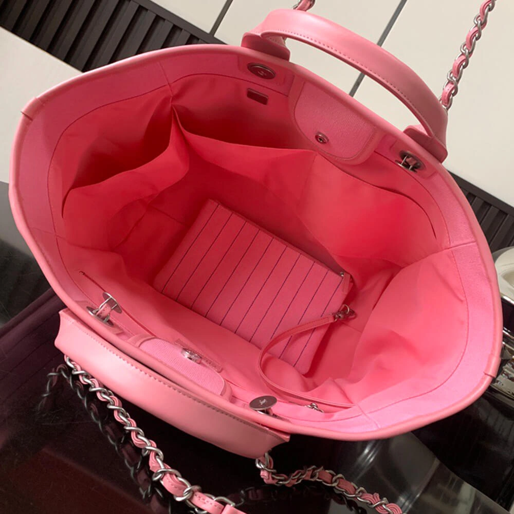 Casual CHANEL Deauville Large Tote(HIGH-END GRADE) 1295