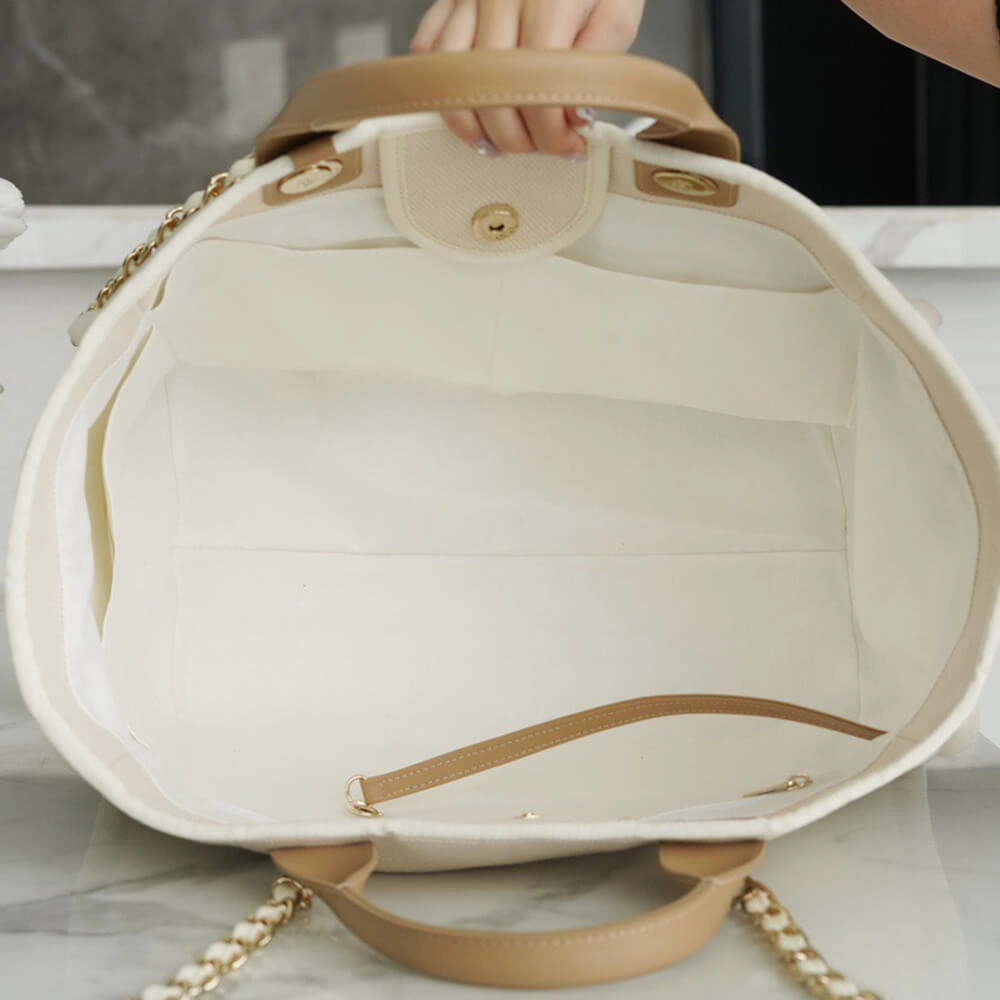 CHANEL Deauville Large Tote(HIGH-END GRADE) Popular 1342