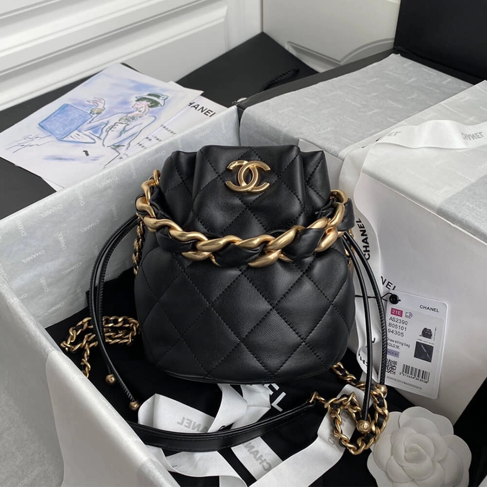 CHANEL Drawstring Bag Efficient 1684