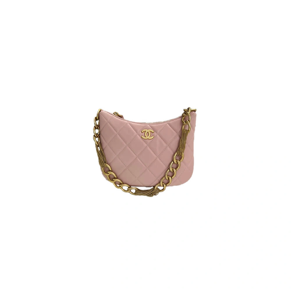 CHANEL HOBO HANDBAG Sleek 1477