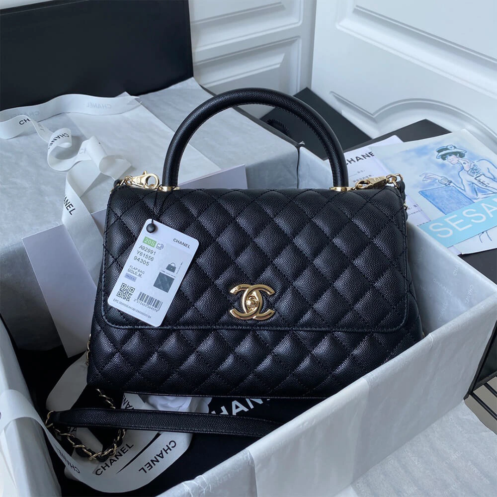 Chic CHANEL Large Flap Bag With Top Handle(high-end grade) 1514