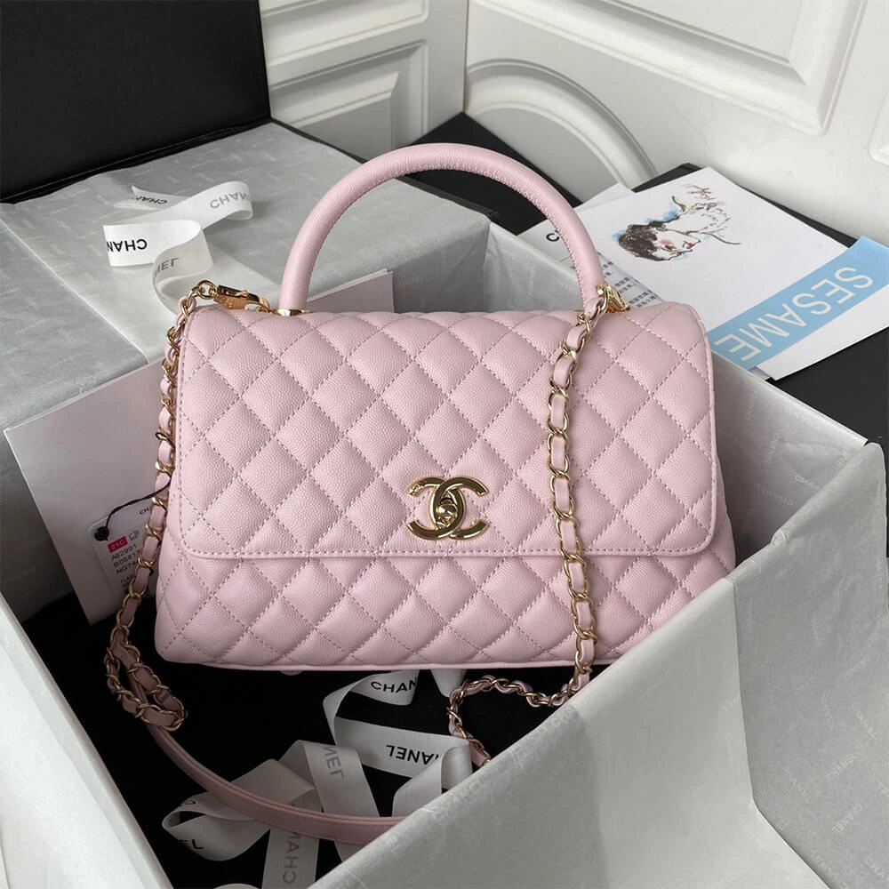 CHANEL Large Flap Bag With Top Handle(high-end grade) OnTrend 1527