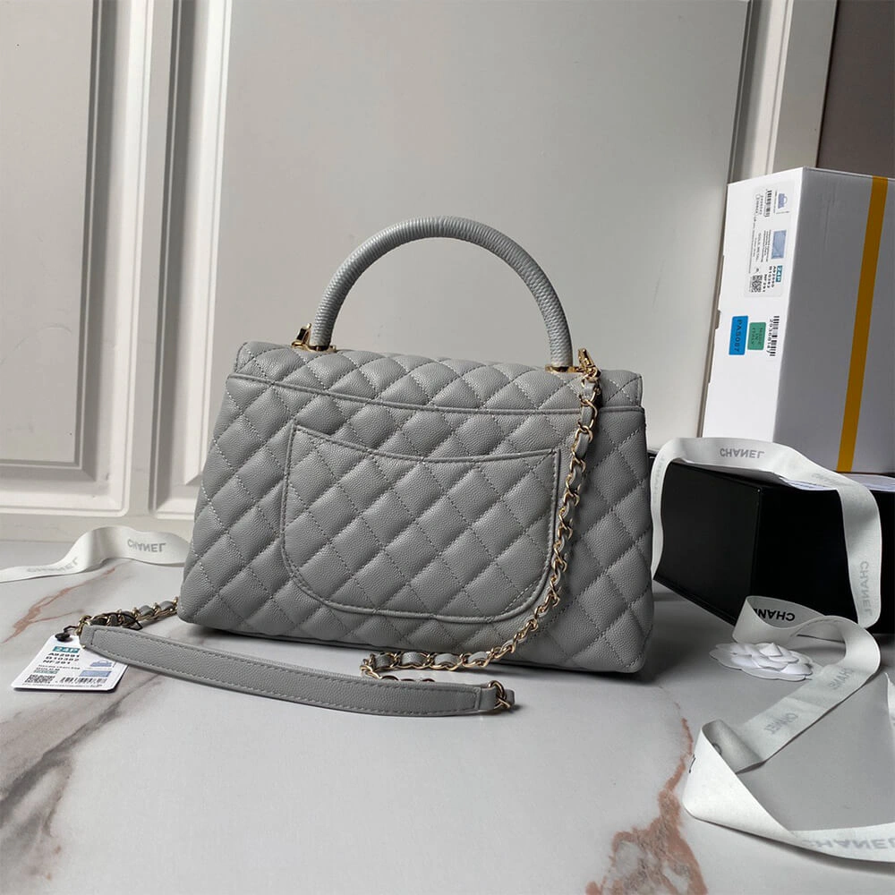 ModernLook CHANEL Large Flap Bag With Top Handle(high-end grade) 1512