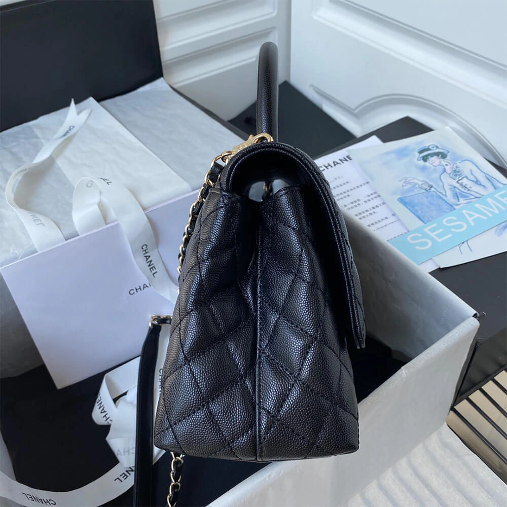 Chic CHANEL Large Flap Bag With Top Handle(high-end grade) 1514