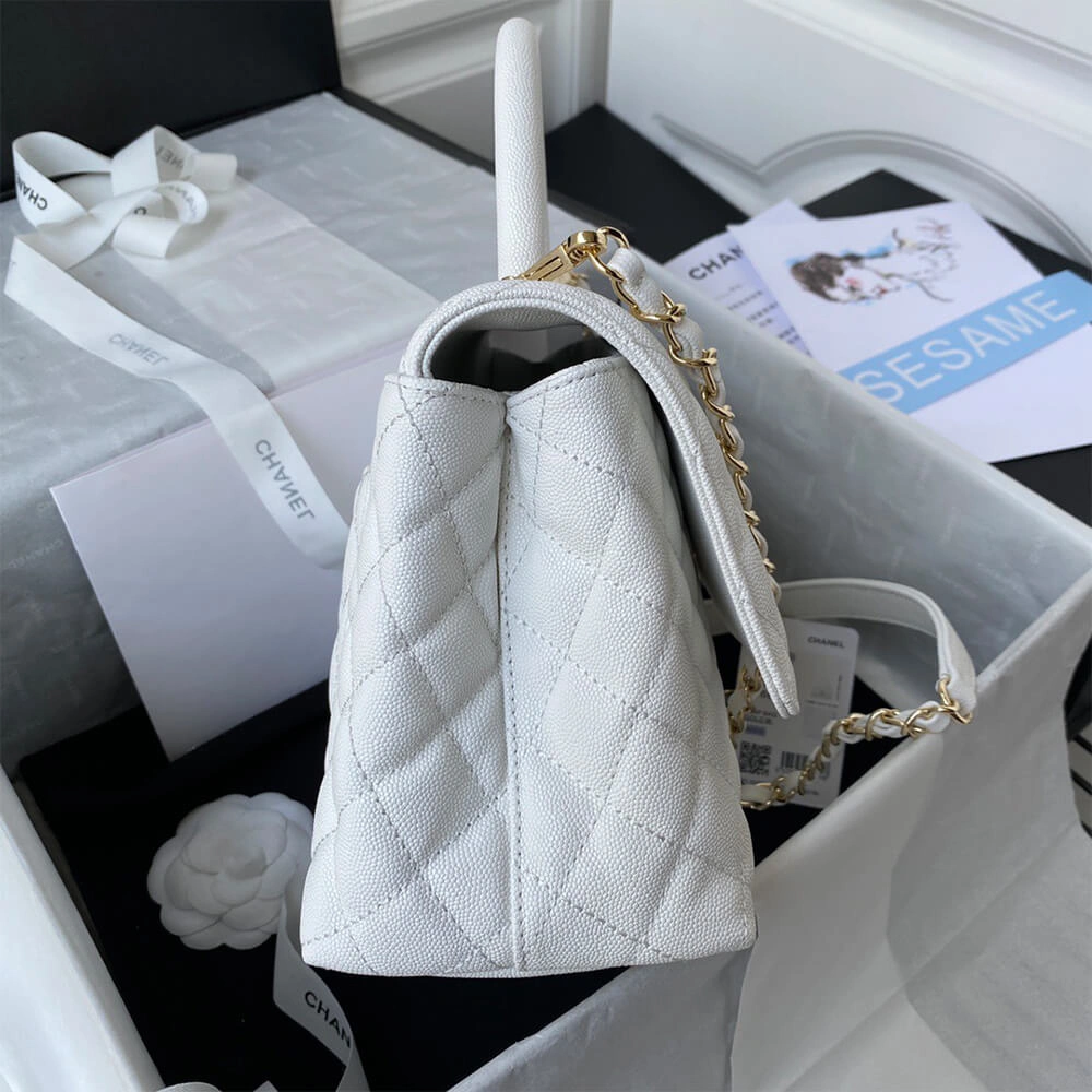 CHANEL Large Flap Bag With Top Handle(high-end grade) Unique 1516