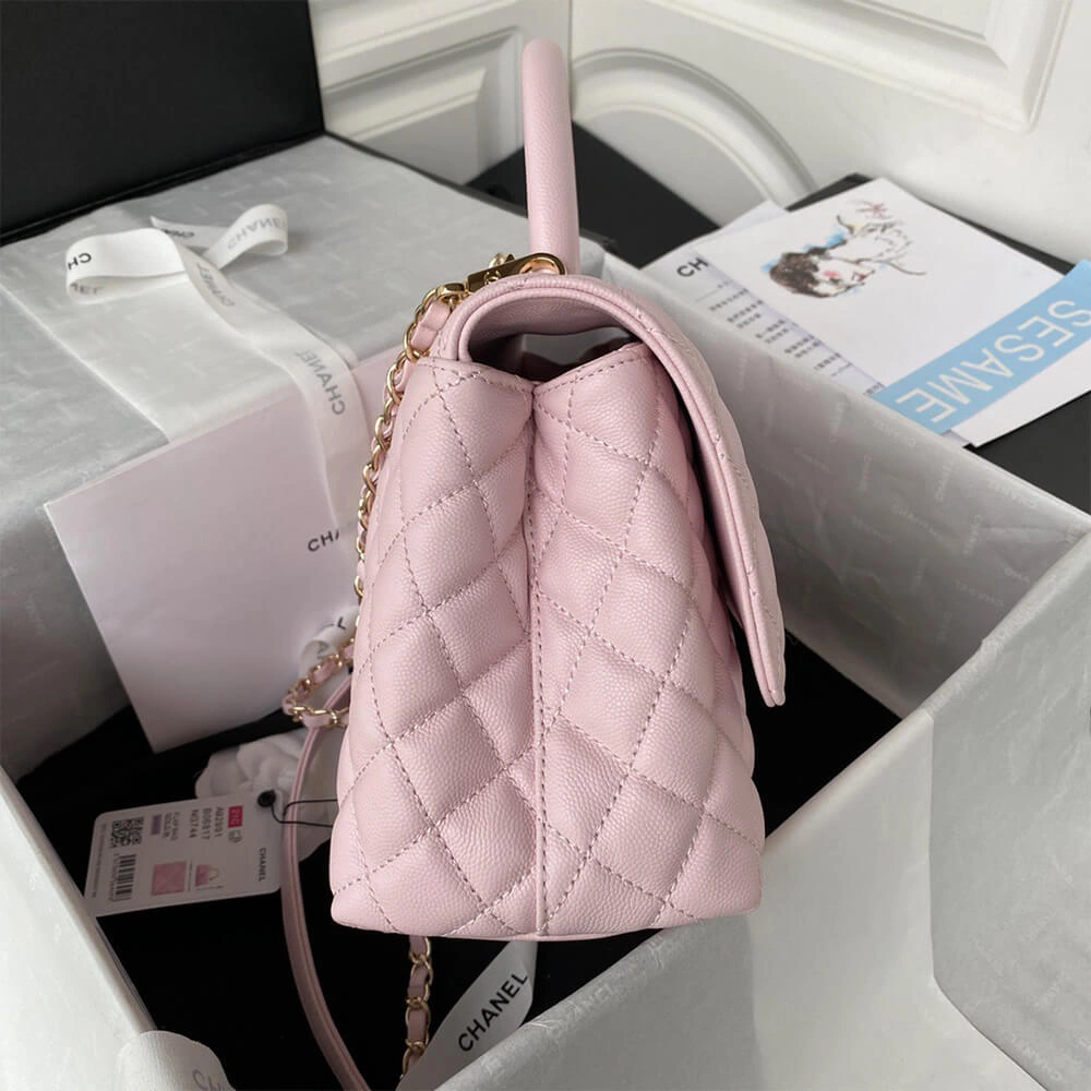 CHANEL Large Flap Bag With Top Handle(high-end grade) OnTrend 1527