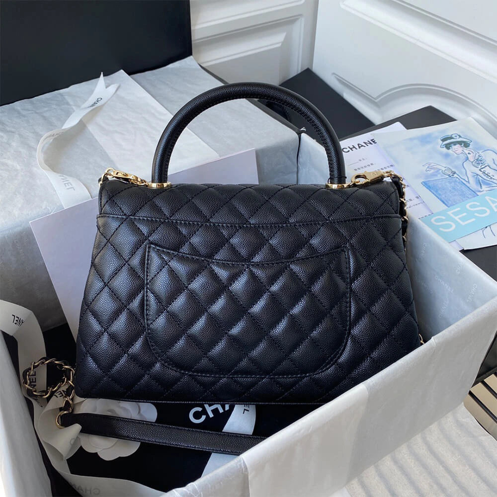 Chic CHANEL Large Flap Bag With Top Handle(high-end grade) 1514
