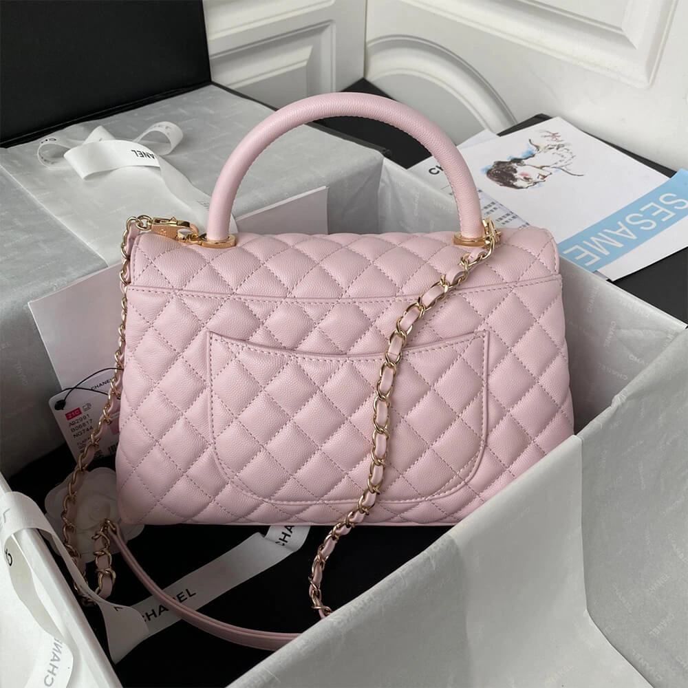 CHANEL Large Flap Bag With Top Handle(high-end grade) OnTrend 1527