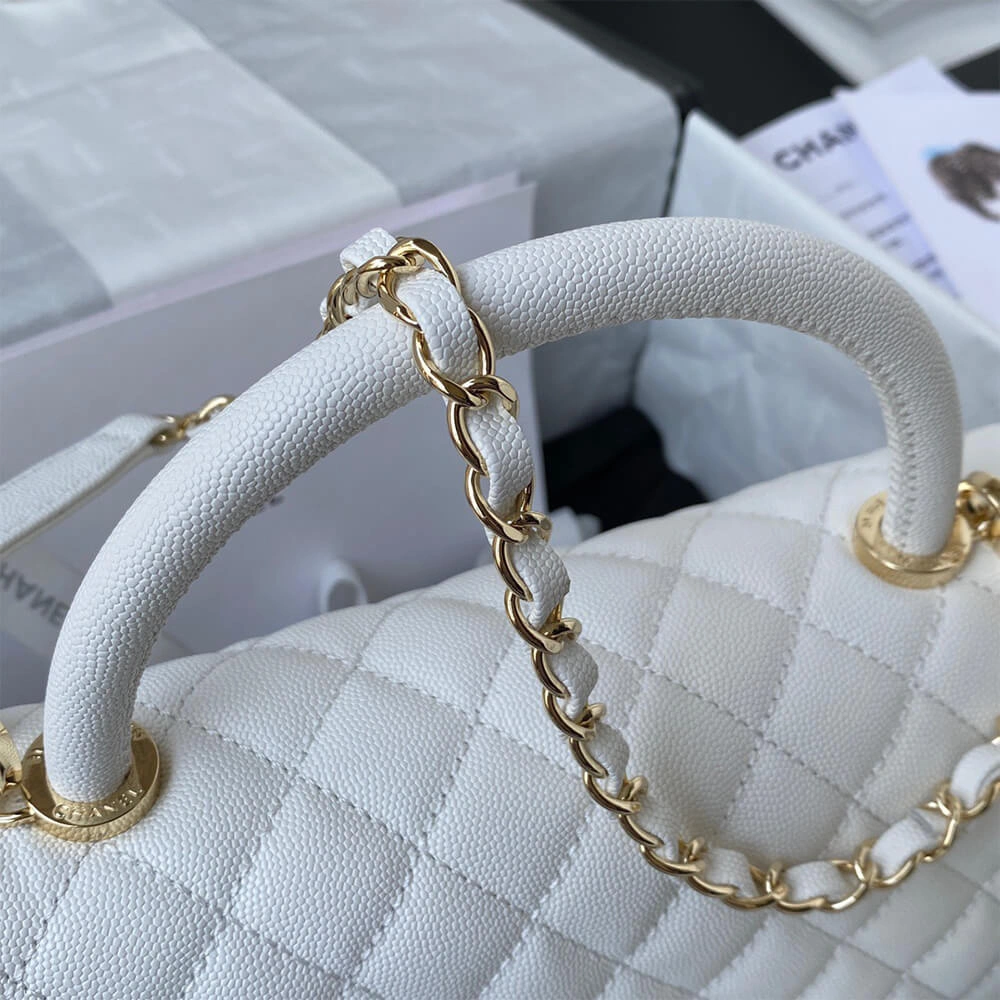 CHANEL Large Flap Bag With Top Handle(high-end grade) Unique 1516