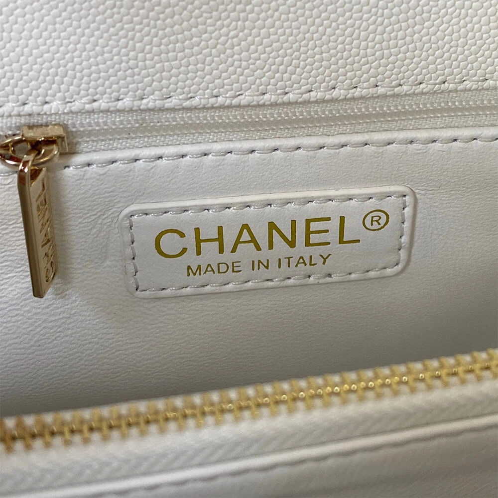 CHANEL Large Flap Bag With Top Handle(high-end grade) Unique 1516