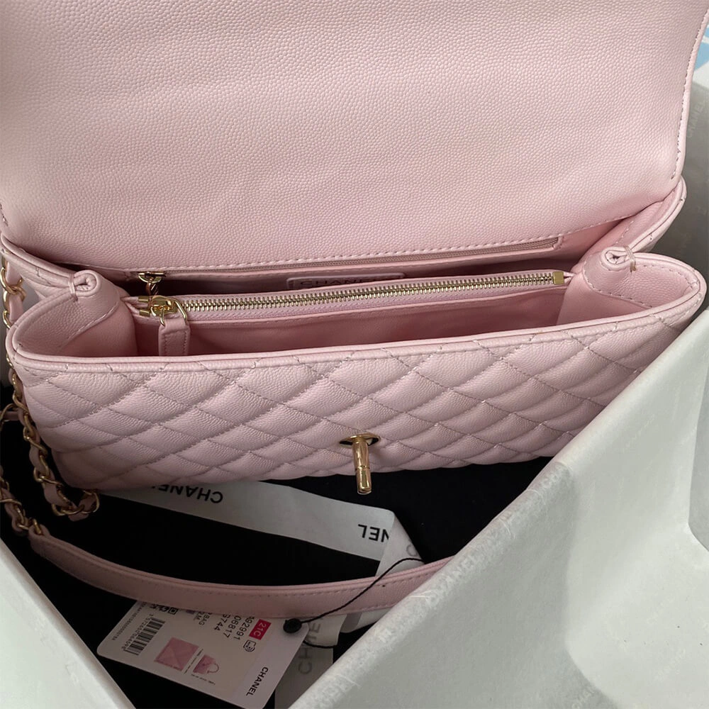 CHANEL Large Flap Bag With Top Handle(high-end grade) OnTrend 1527