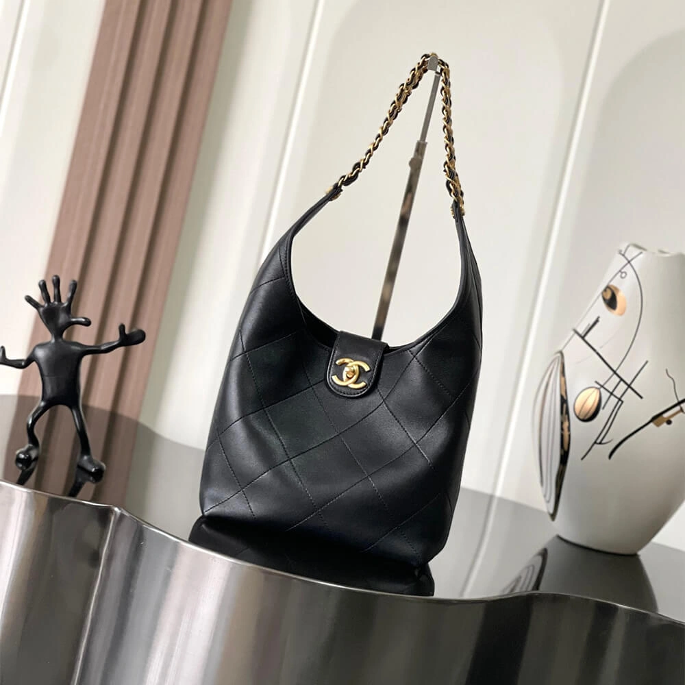 CHANEL Large Hobo Bag(HIGH-END GRADE) Durable 1575