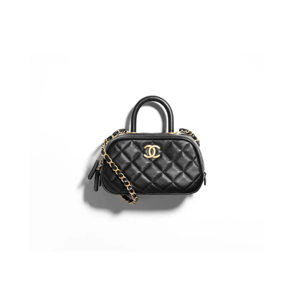 Elegant CHANEL Mini Bowling Bag(HIGH-END GRADE) 1276