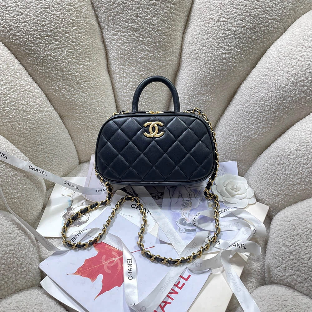 Elegant CHANEL Mini Bowling Bag(HIGH-END GRADE) 1276