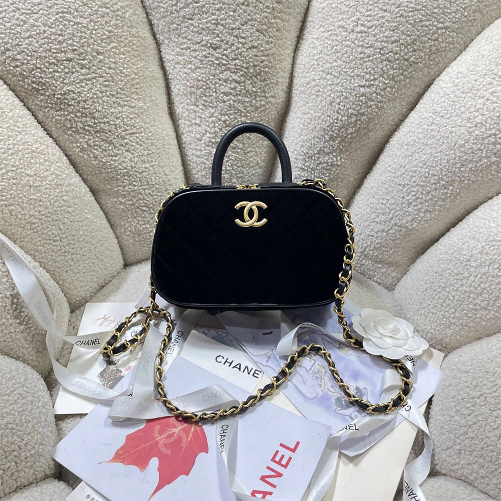 CHANEL Mini Bowling Bag(HIGH-END GRADE) ZipUp 1297