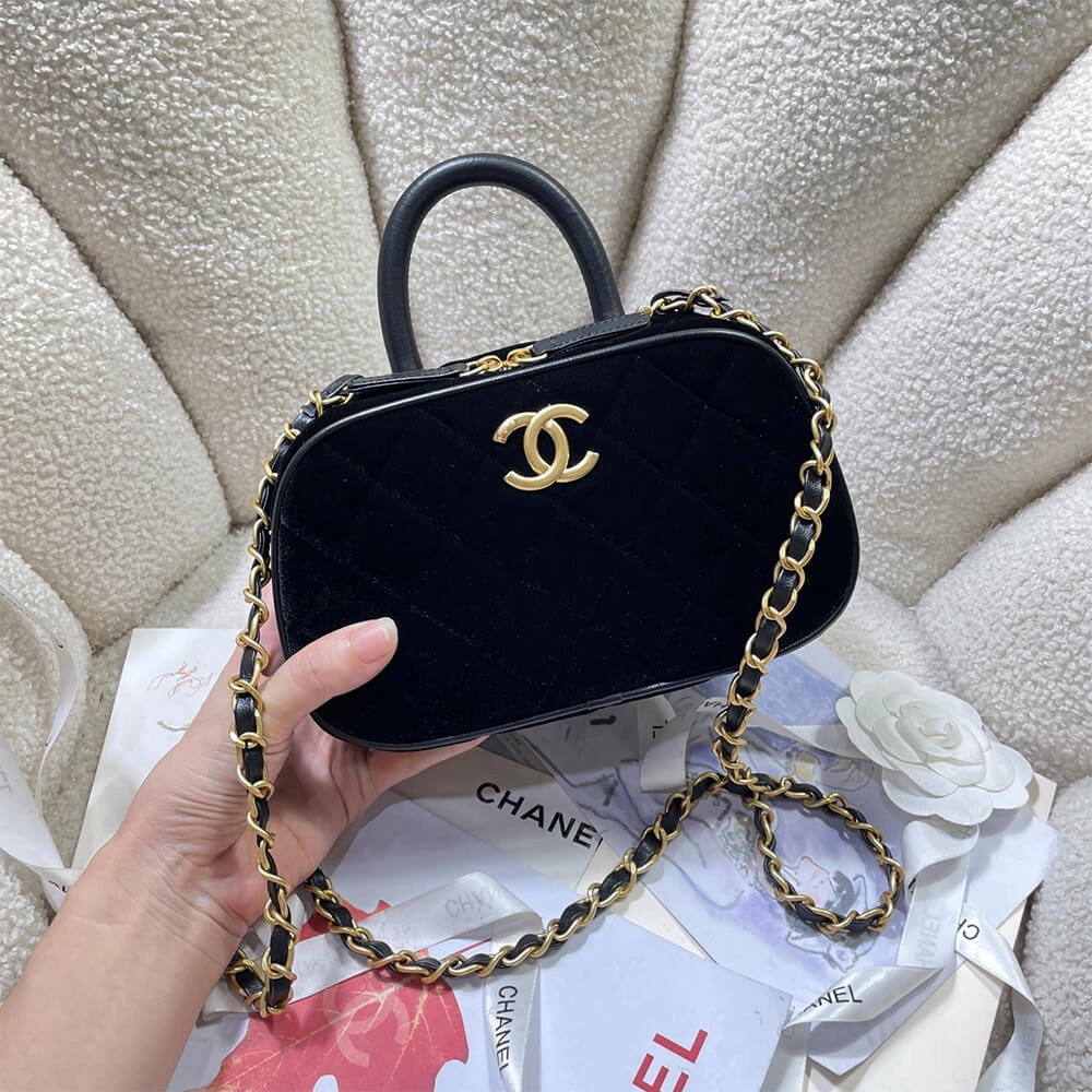CHANEL Mini Bowling Bag(HIGH-END GRADE) ZipUp 1297
