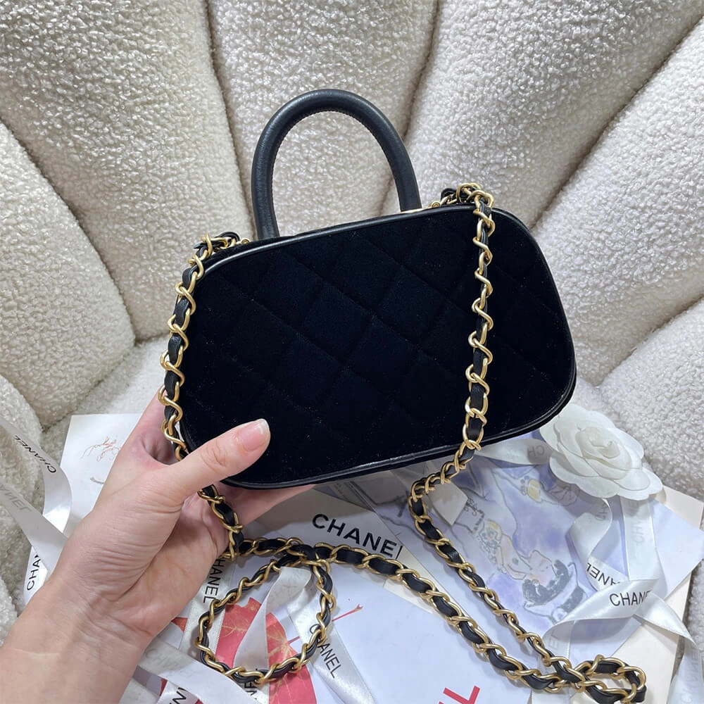 CHANEL Mini Bowling Bag(HIGH-END GRADE) ZipUp 1297