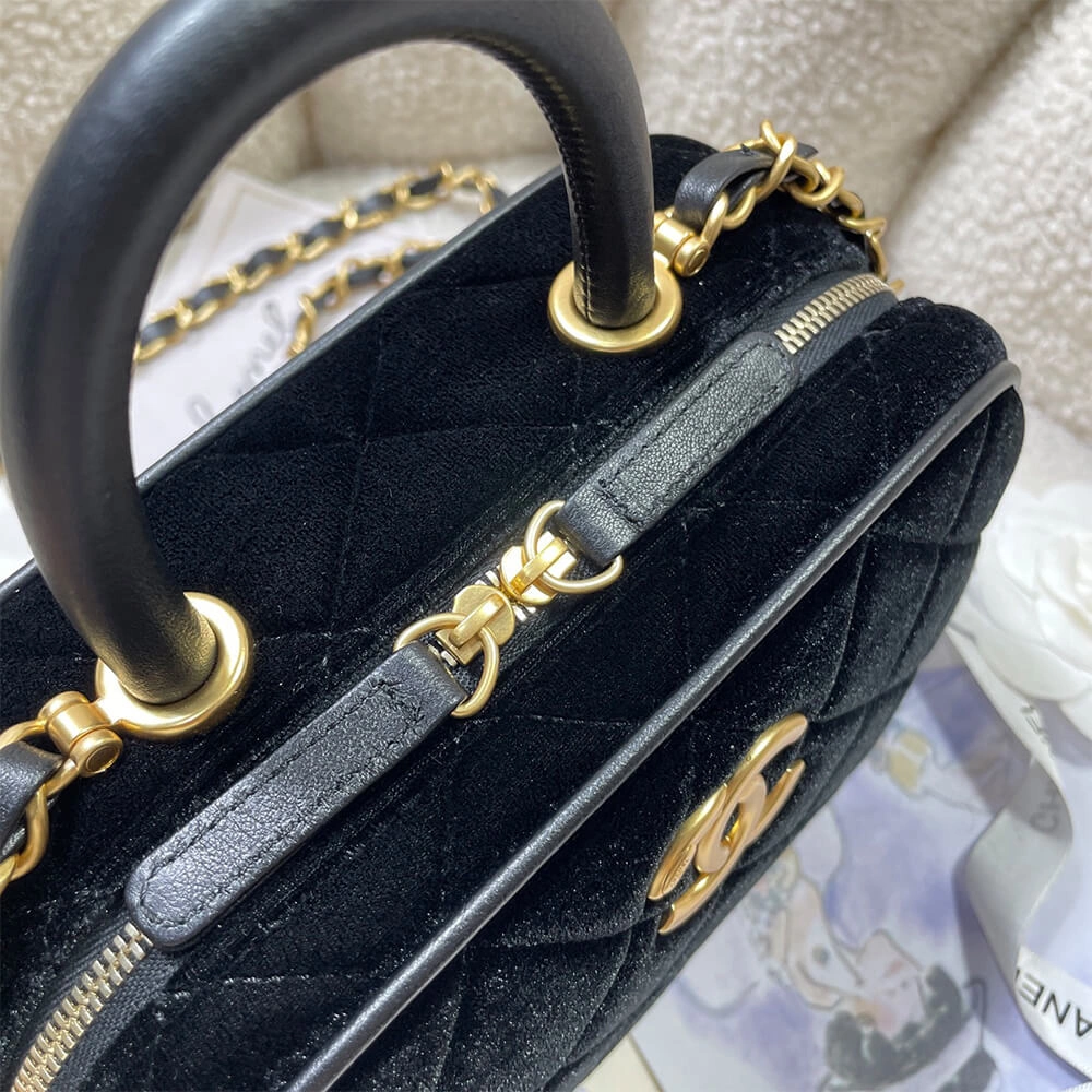 CHANEL Mini Bowling Bag(HIGH-END GRADE) ZipUp 1297