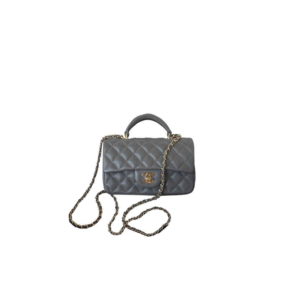 TravelReady CHANEL Mini  Handbag With Top Handle 1371