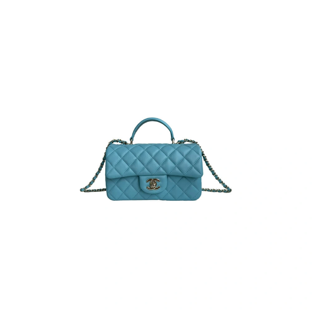 CHANEL Mini  Handbag With Top Handle Lightweight 1382