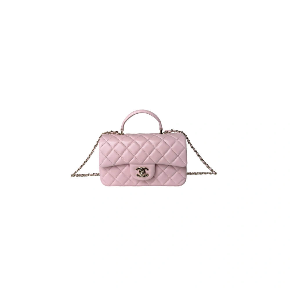 CHANEL Mini  Handbag With Top Handle Tailored 1384