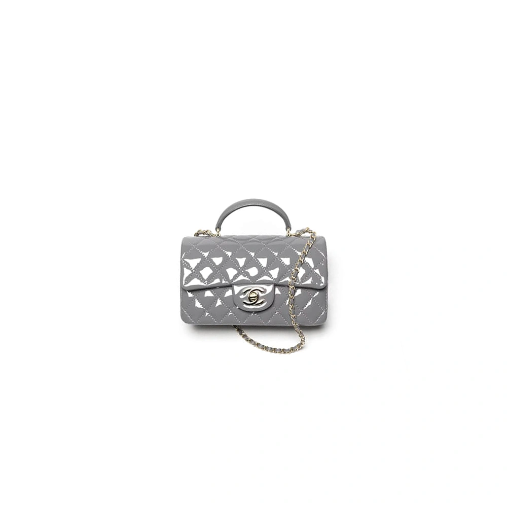CHANEL Mini  Handbag With Top Handle Attractive 1385