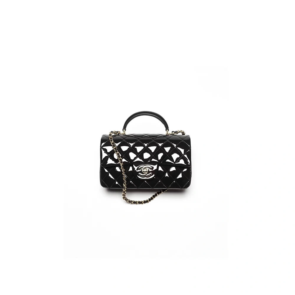 CHANEL Mini  Handbag With Top Handle FlexibleFit 1393