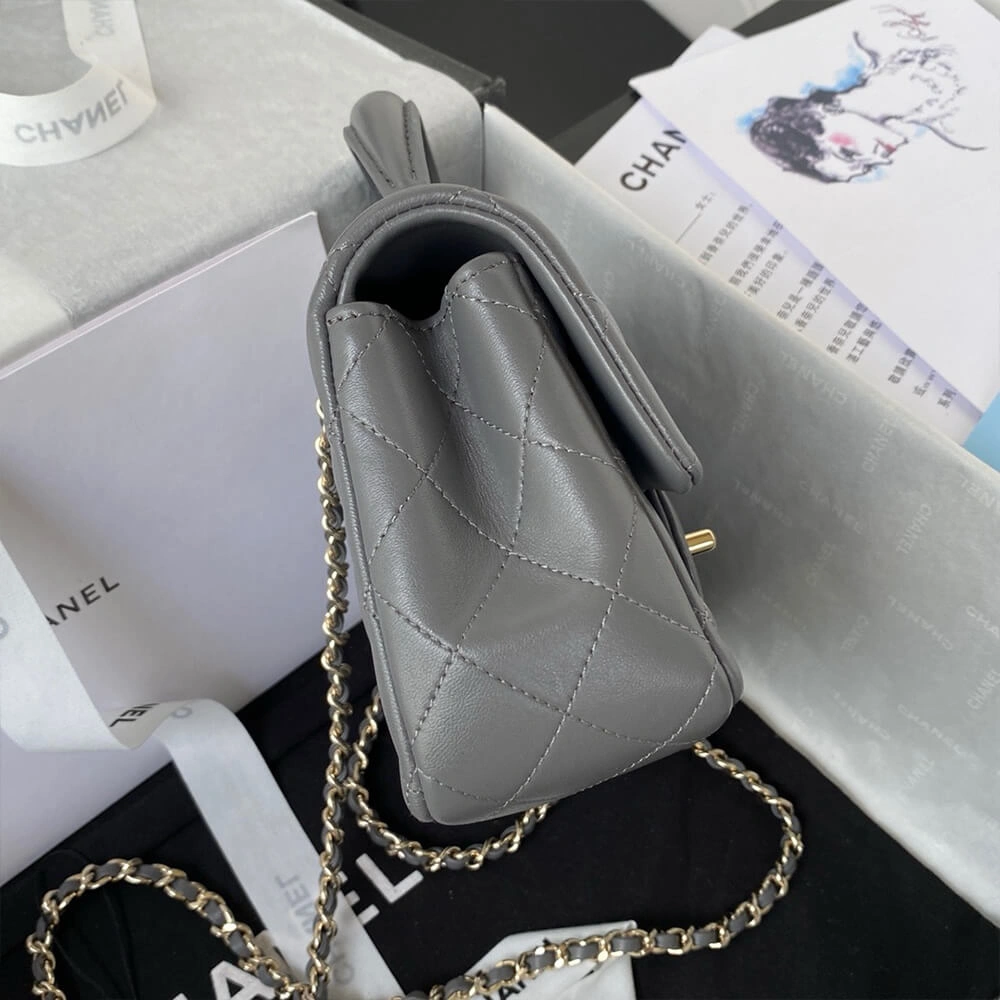 TravelReady CHANEL Mini  Handbag With Top Handle 1371