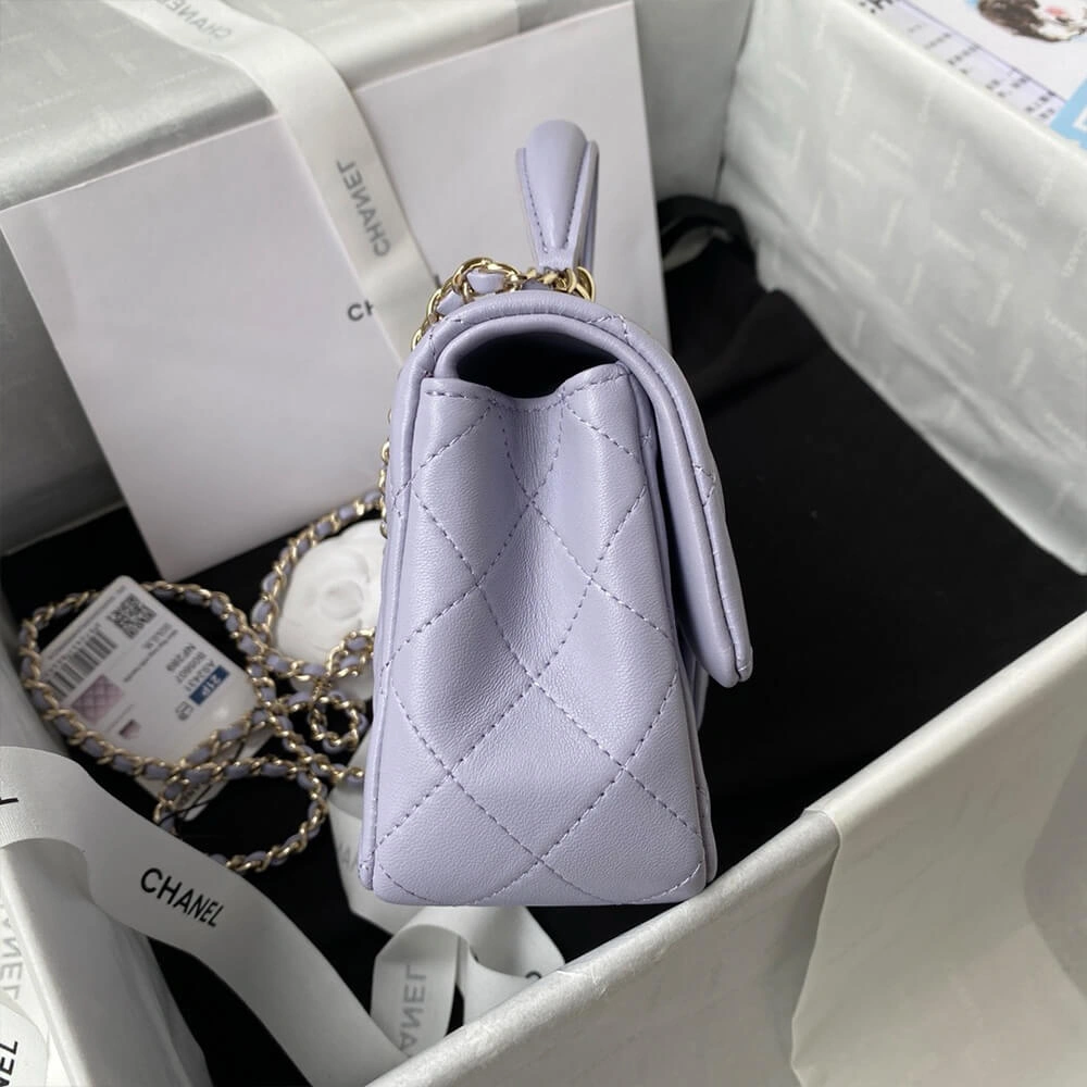 CHANEL Mini  Handbag With Top Handle Practical 1375
