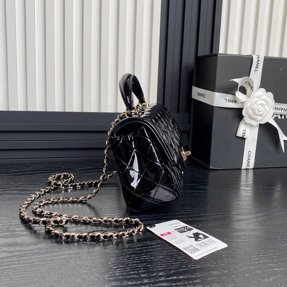 CHANEL Mini  Handbag With Top Handle FlexibleFit 1393