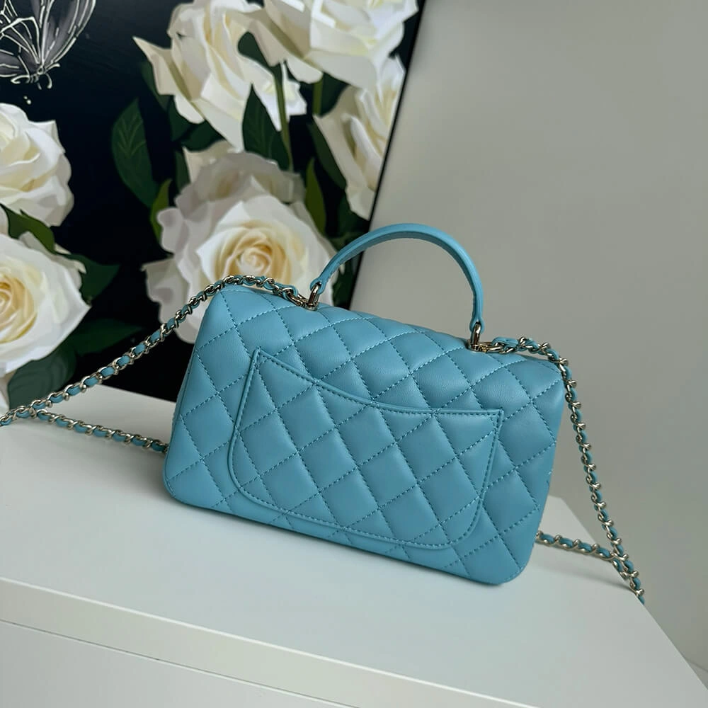 CHANEL Mini  Handbag With Top Handle Lightweight 1382