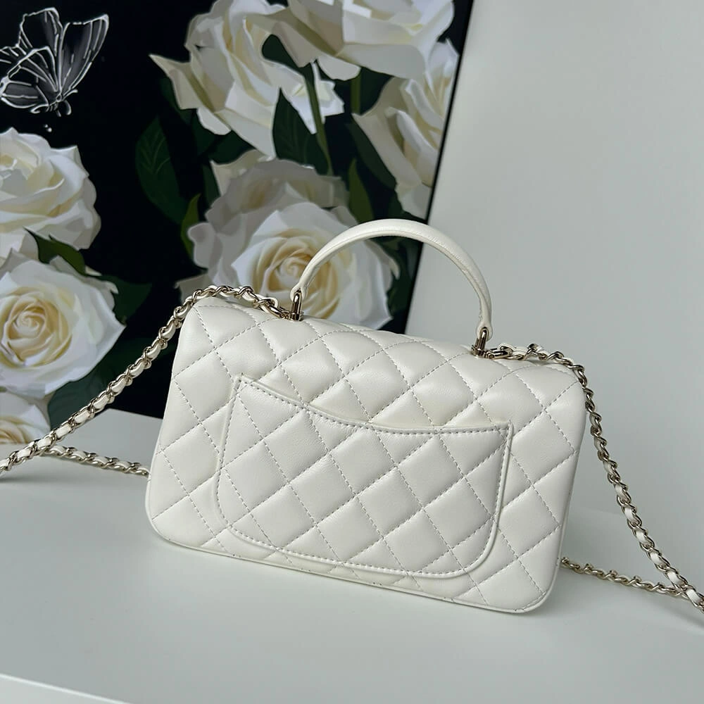 CHANEL Mini  Handbag With Top Handle Breathable 1380