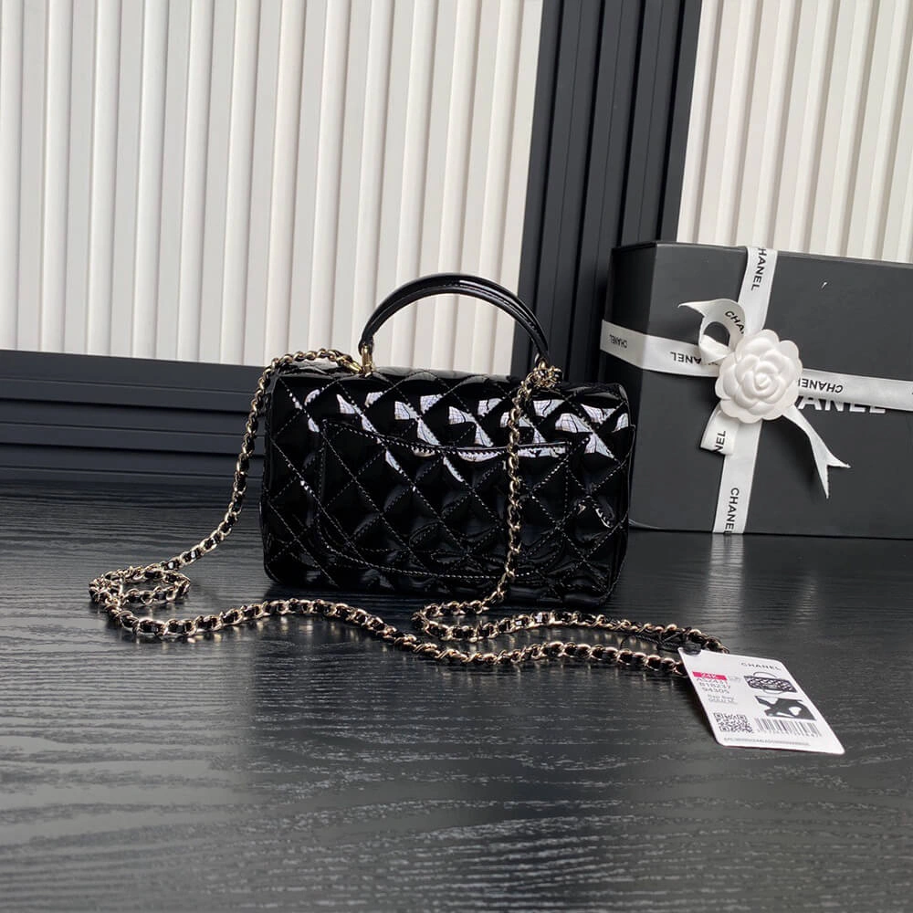 CHANEL Mini  Handbag With Top Handle FlexibleFit 1393