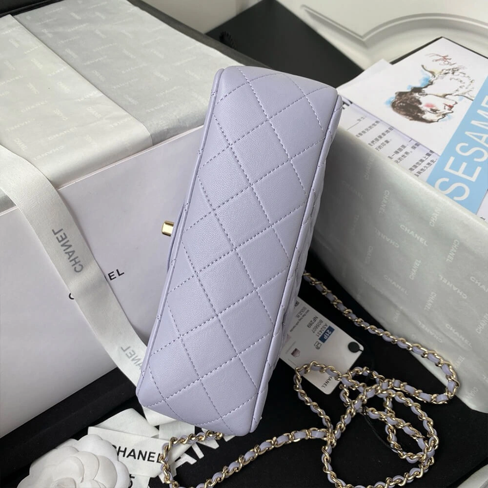 CHANEL Mini  Handbag With Top Handle Practical 1375