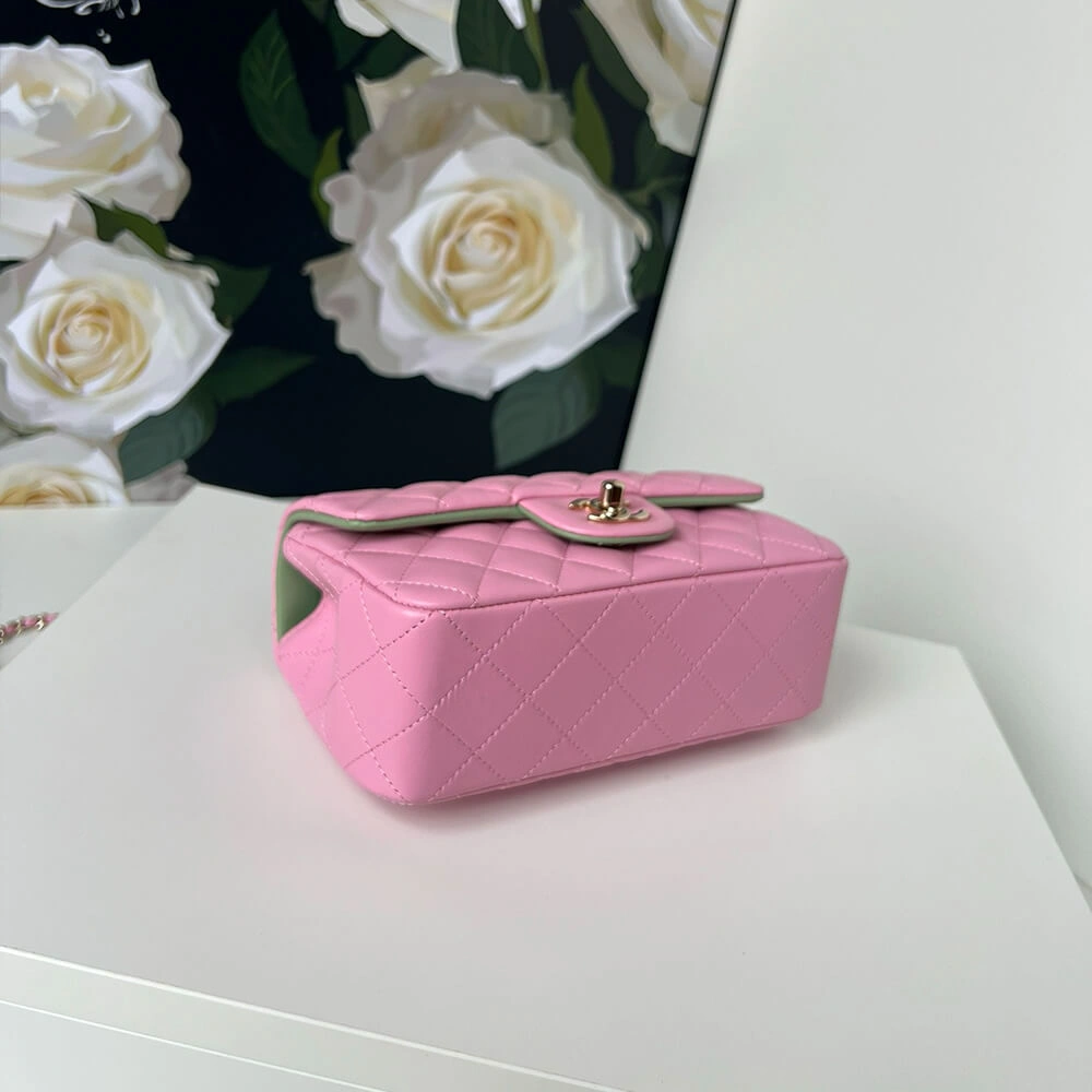 CHANEL Mini  Handbag With Top Handle Unisex 1378