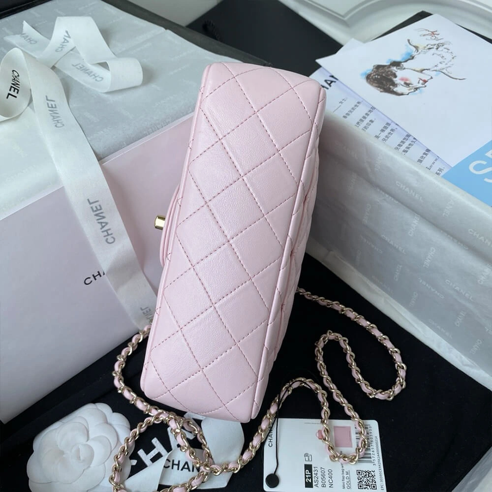CHANEL Mini  Handbag With Top Handle Soft 1386