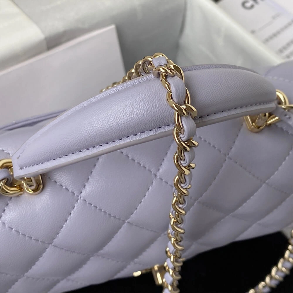 CHANEL Mini  Handbag With Top Handle Practical 1375