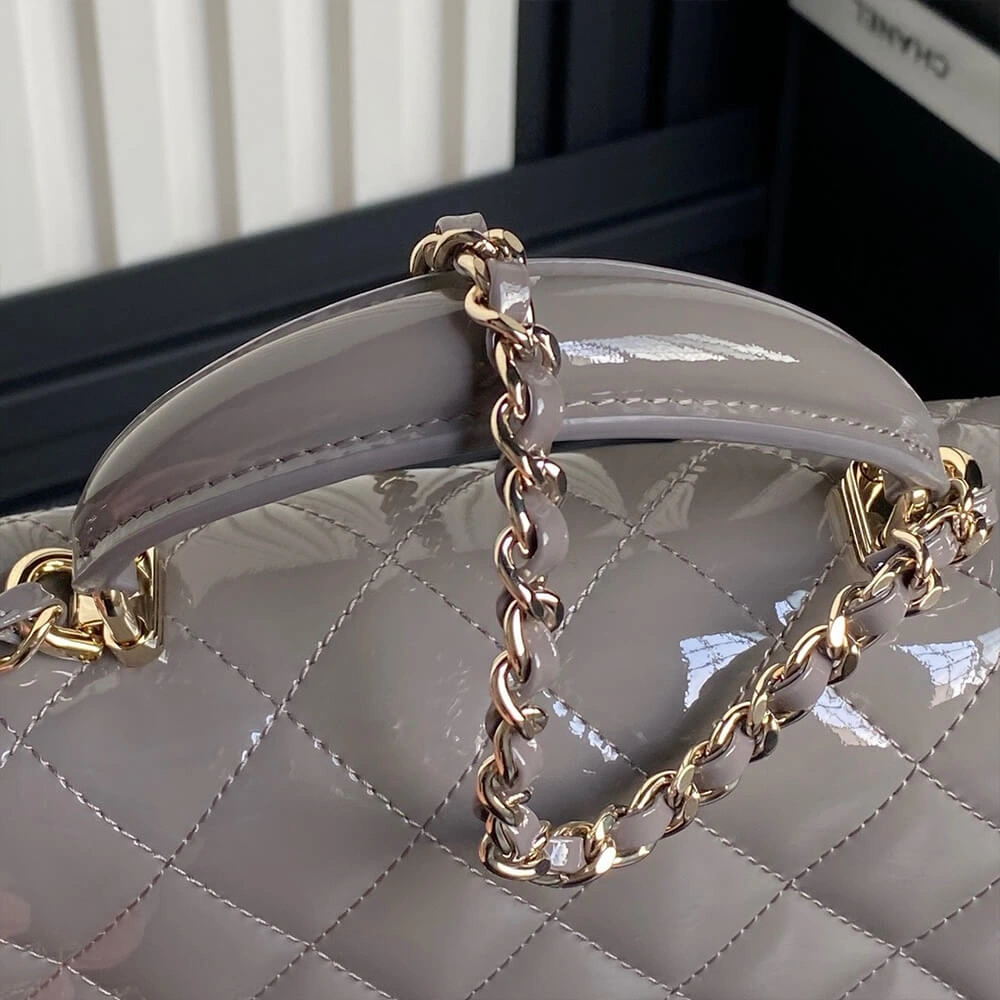 CHANEL Mini  Handbag With Top Handle Attractive 1385