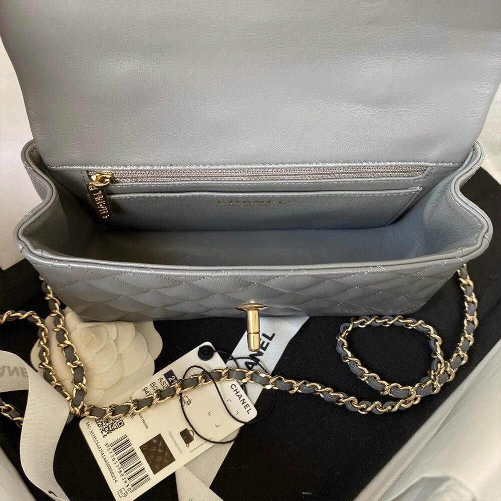 TravelReady CHANEL Mini  Handbag With Top Handle 1371